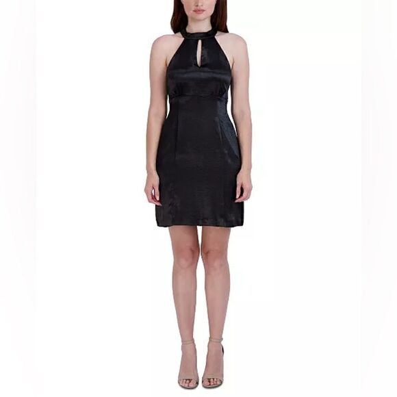 BCBGENERATION Women's Sleeveless Halter Mini Dress size 16 - Picture 1 of 9